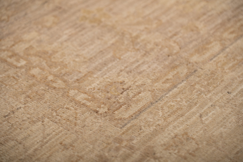 8 x 10 Handmade Chobi Peshawar Rug Natural Wool Natural Colors #B-77475