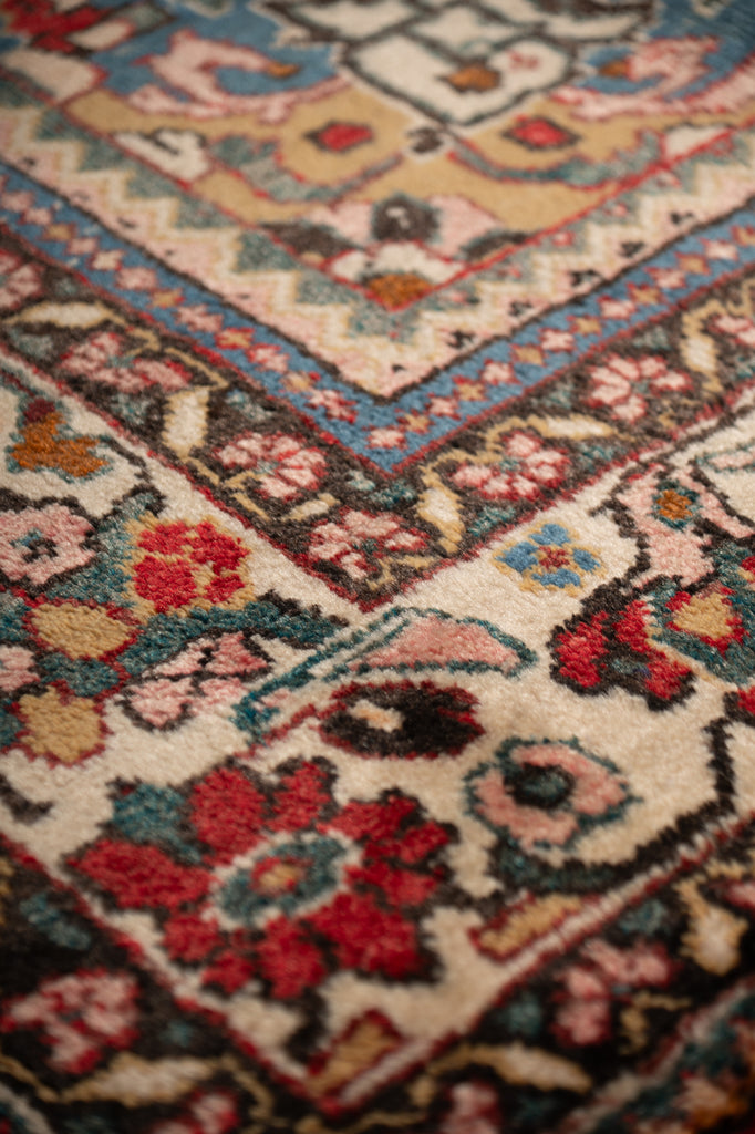 10.0 x 13.9 Semi- Antique Persian Sarouk Mahal Estate Rug #F-4002