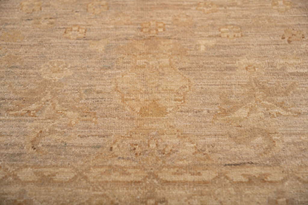 8 x 10 Handmade Chobi Peshawar Rug Natural Wool Natural Colors #B-77475