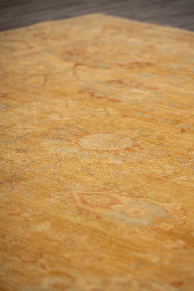 8.2 x 9.9 New Handmade Chobi Ziglar Rug Gold Honey #PIX-26289