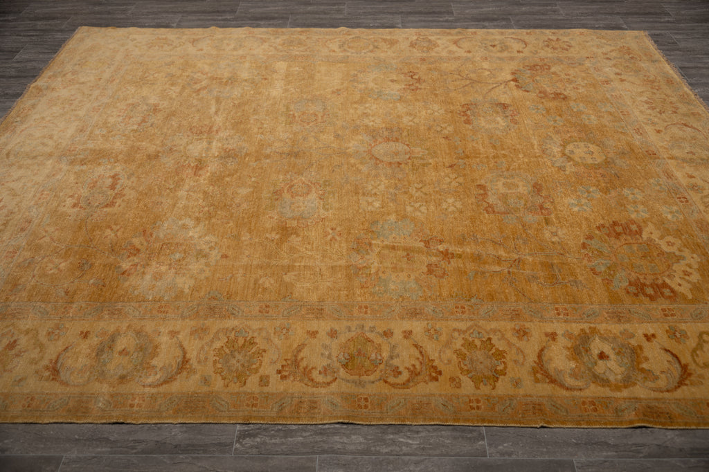 8.2 x 9.9 New Handmade Chobi Ziglar Rug Gold Honey #PIX-26289