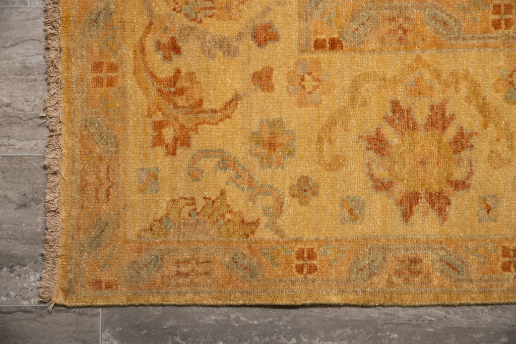8.2 x 9.9 New Handmade Chobi Ziglar Rug Gold Honey #PIX-26289