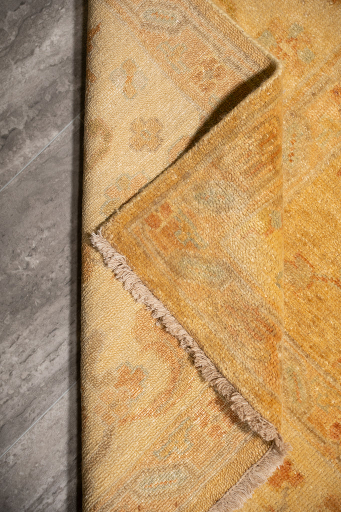 8.2 x 9.9 New Handmade Chobi Ziglar Rug Gold Honey #PIX-26289