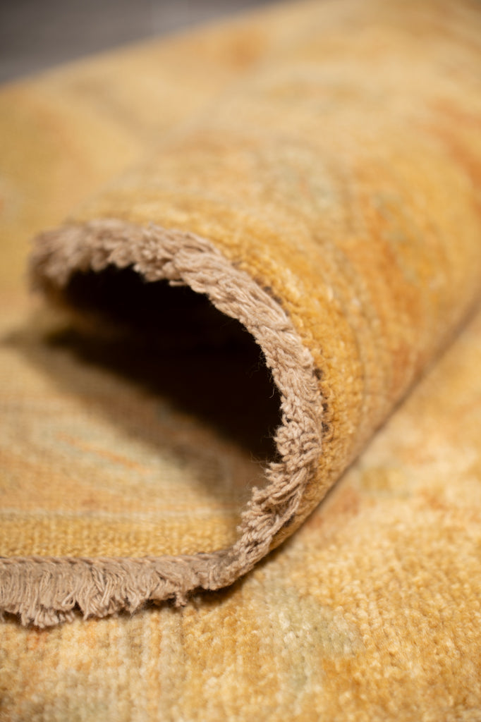 8.2 x 9.9 New Handmade Chobi Ziglar Rug Gold Honey #PIX-26289