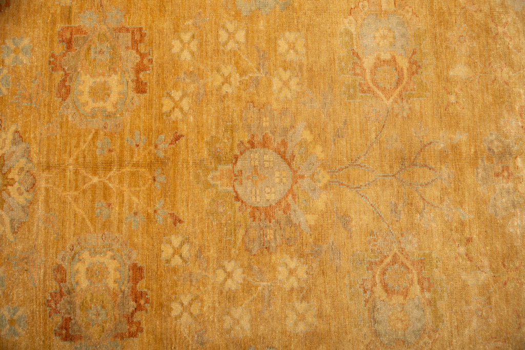 8.2 x 9.9 New Handmade Chobi Ziglar Rug Gold Honey #PIX-26289