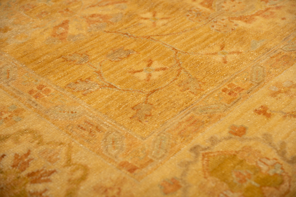 8.2 x 9.9 New Handmade Chobi Ziglar Rug Gold Honey #PIX-26289