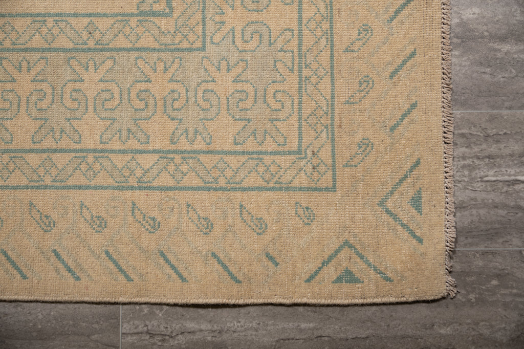 8.1 x 9.2 New Quality Chobi Peshawar Ziglar Square Rug #B-77477