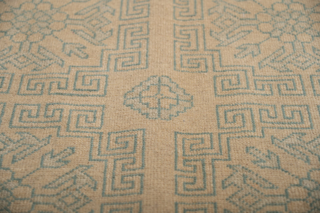 8.1 x 9.2 New Quality Chobi Peshawar Ziglar Square Rug #B-77477