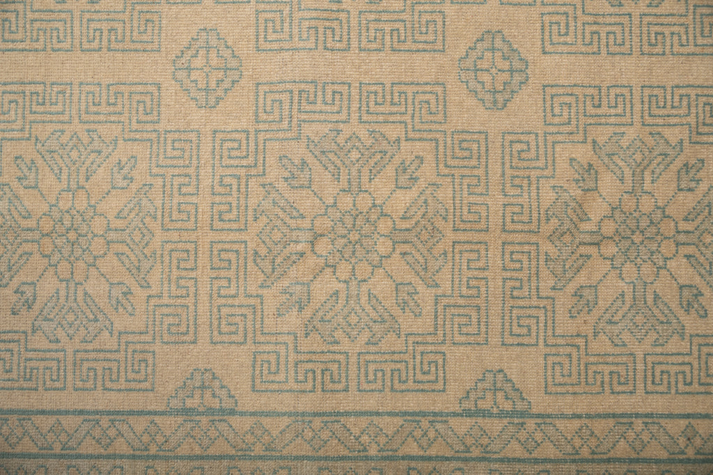 8.1 x 9.2 New Quality Chobi Peshawar Ziglar Square Rug #B-77477