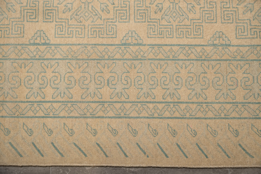 8.1 x 9.2 New Quality Chobi Peshawar Ziglar Square Rug #B-77477