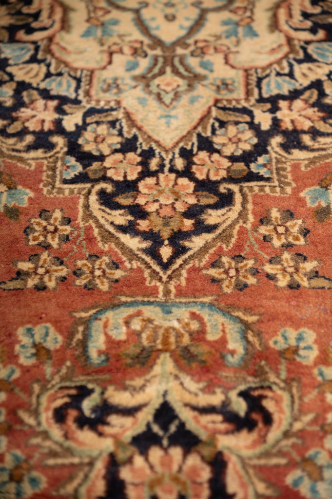 9.3 x 13.6 Semi-Antique Persian Kerman Estate Rug #F-4000