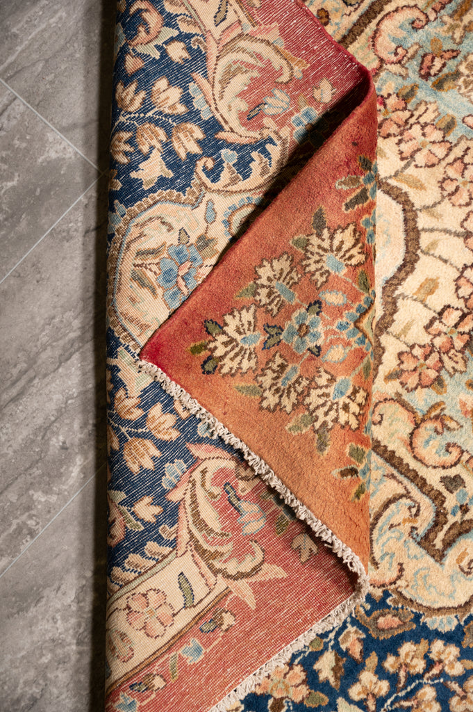 9.3 x 13.6 Semi-Antique Persian Kerman Estate Rug #F-4000