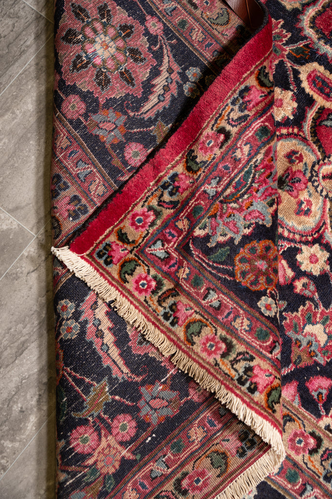 9.9 x 13.0 SIGNED Persian Khorasan Mashad Rug #F-4004