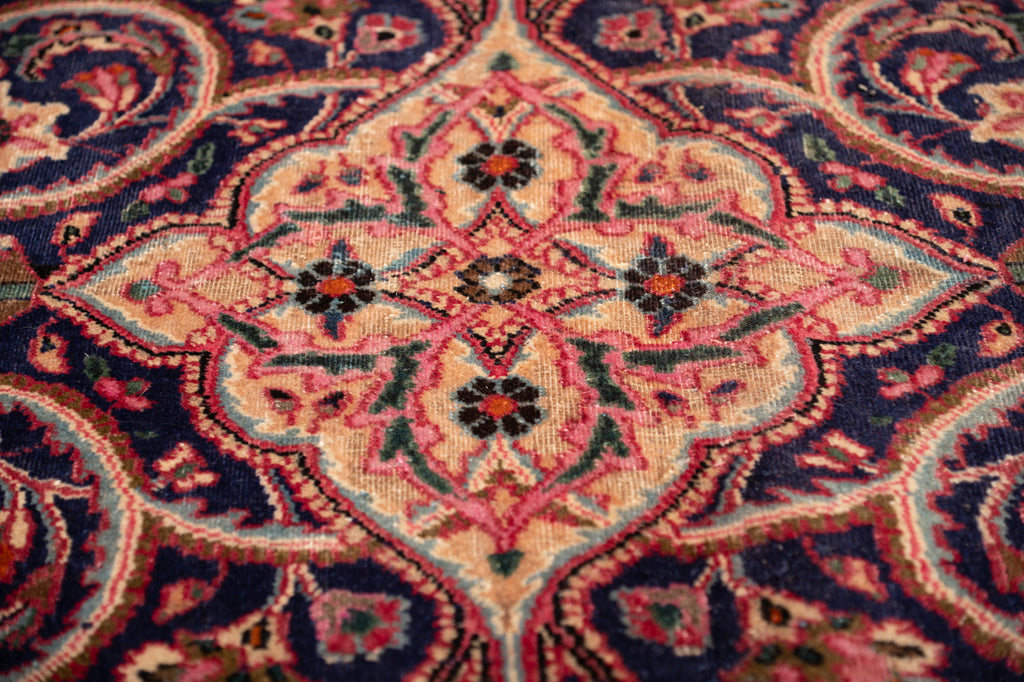 9.9 x 13.0 SIGNED Persian Khorasan Mashad Rug #F-4004