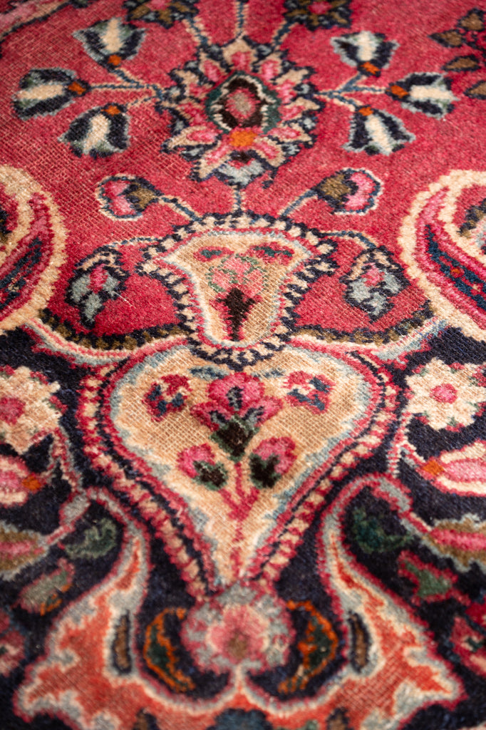 9.9 x 13.0 SIGNED Persian Khorasan Mashad Rug #F-4004