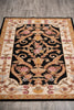 Load image into Gallery viewer, 3.0 x 5.0 Needle Point Rug BLACK #F-4005