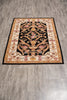 Load image into Gallery viewer, 3.0 x 5.0 Needle Point Rug BLACK #F-4005