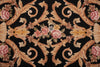 Load image into Gallery viewer, 3.0 x 5.0 Needle Point Rug BLACK #F-4005
