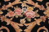 Load image into Gallery viewer, 3.0 x 5.0 Needle Point Rug BLACK #F-4005