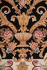 Load image into Gallery viewer, 3.0 x 5.0 Needle Point Rug BLACK #F-4005