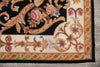 Load image into Gallery viewer, 3.0 x 5.0 Needle Point Rug BLACK #F-4005