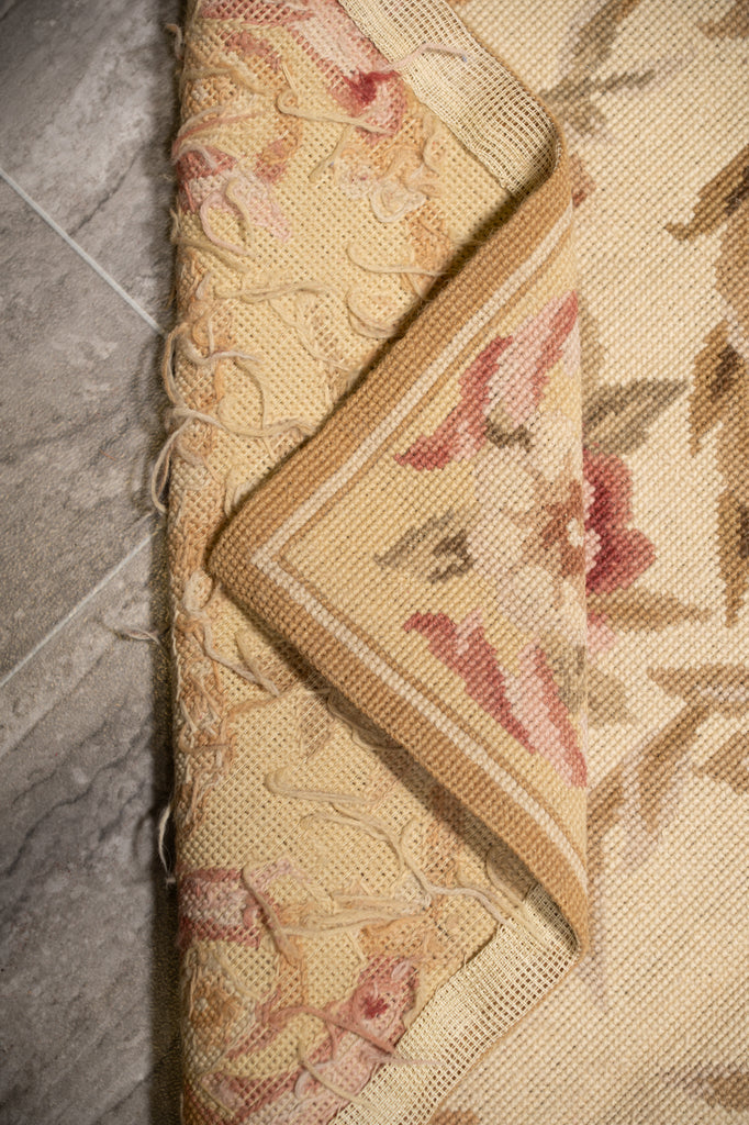 3x5 Needle Point Rug French Aubusson Flat Weave #F-4006