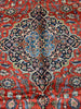 Load image into Gallery viewer, 10.7 x 14 Red Old Persian Hand-knotted Kashan Rug 13282