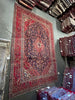 Load image into Gallery viewer, 9.8 x 14.4 Persian Navy Blue Kashan Rug BLUE RED 8661