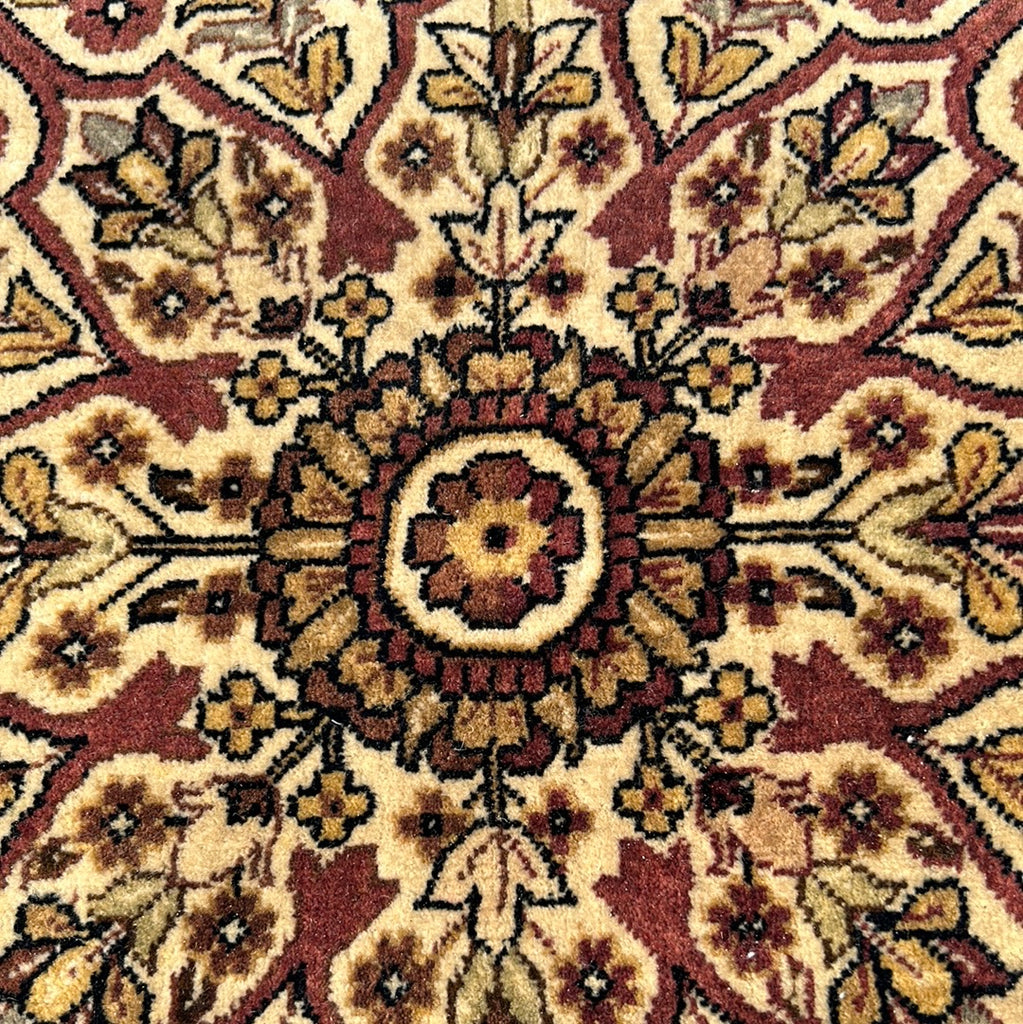 10 x 14 Kermanshah Rug FINER Kashmir WOOL FINER HAND-KNOTTED 200 KPSI - Beige #5068