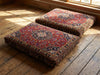 Load image into Gallery viewer, Two ornate floor cushion.