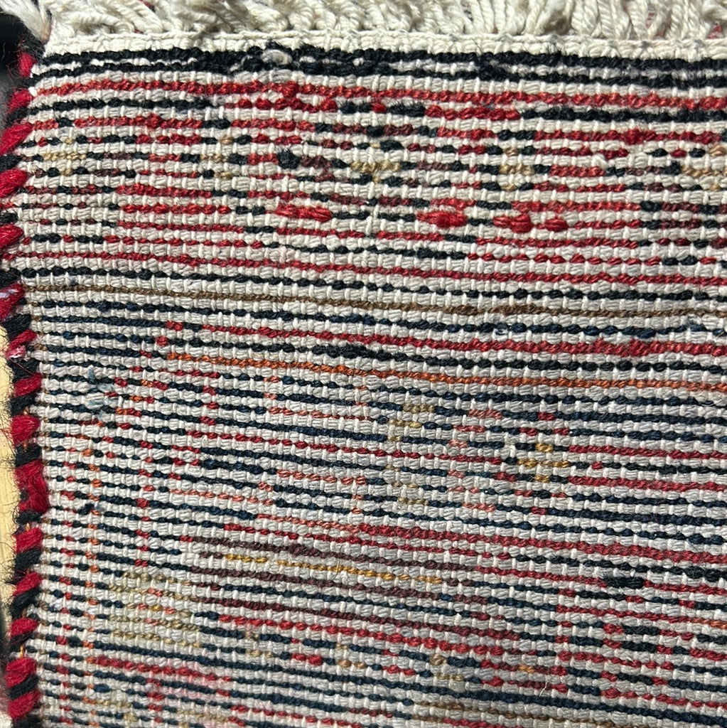 3.3 x 12.2 Dark Blue Persian Hamadan Runner Rug 81873