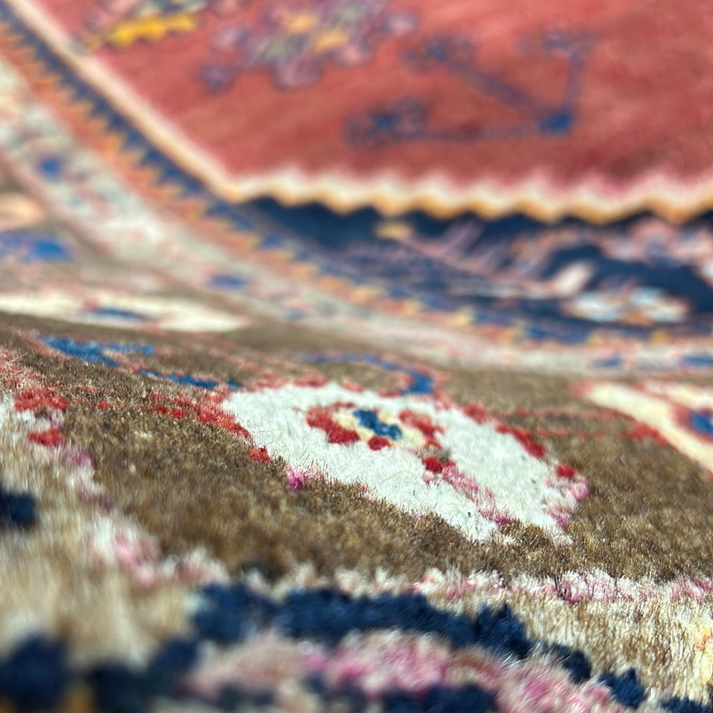 4.6 x 7.6 Red Persian Zanjan Rug 82814