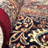 Load image into Gallery viewer, 10.1 x 14 Fine Weave Quality Handmade Soft Wool Dense Burgundy Black Rug Sheik Safi 10251