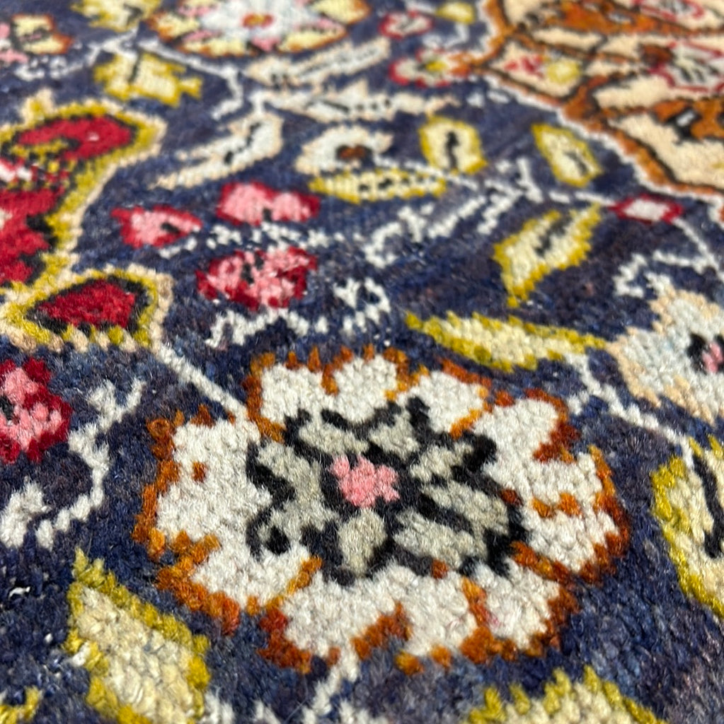 4.4 x 6.8 Semi Antique Persian Tabriz Rug 23549