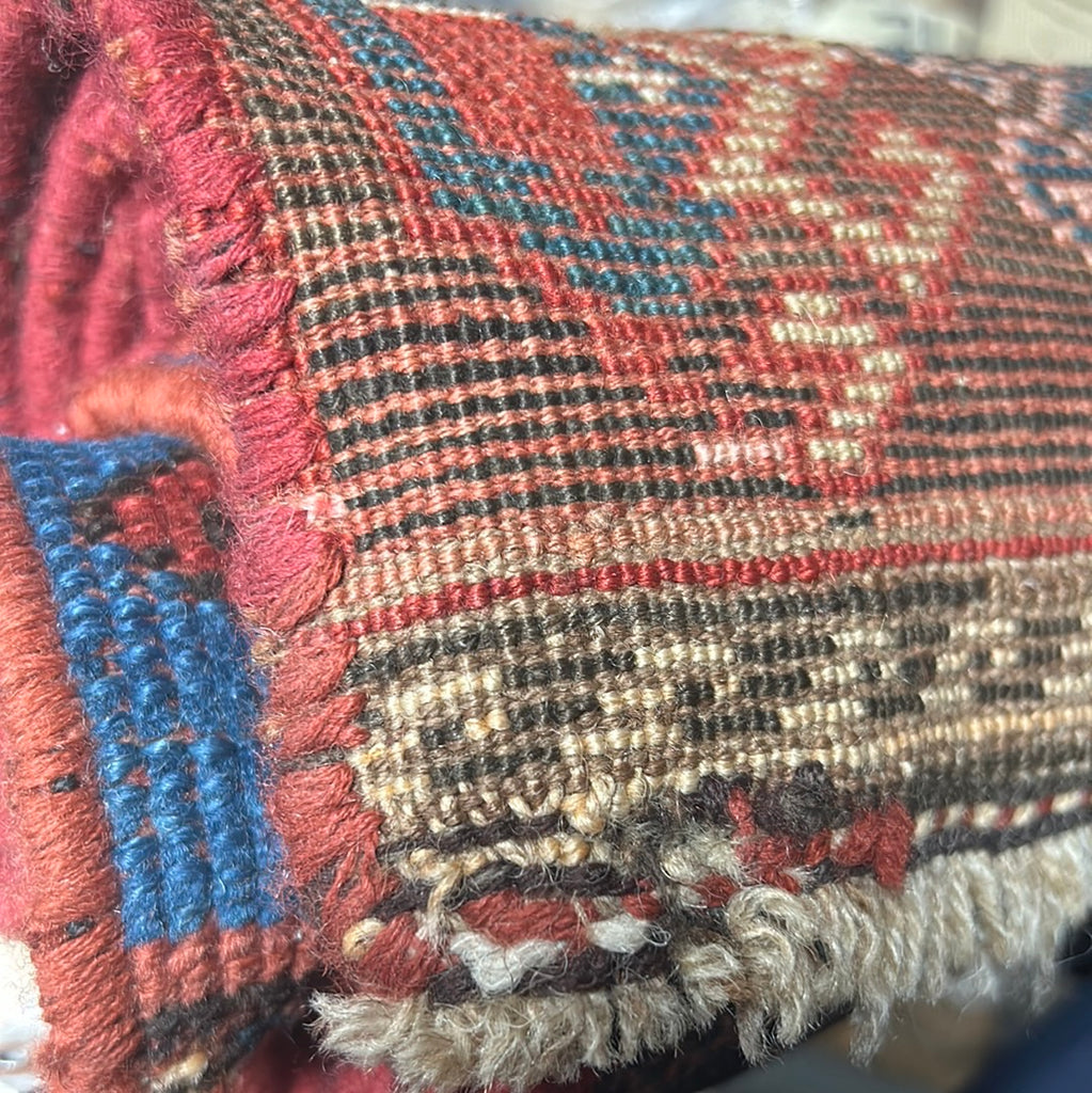 4.6 x 10.7 Orange Semi Antique Caucasian Yuruk Runner 72293