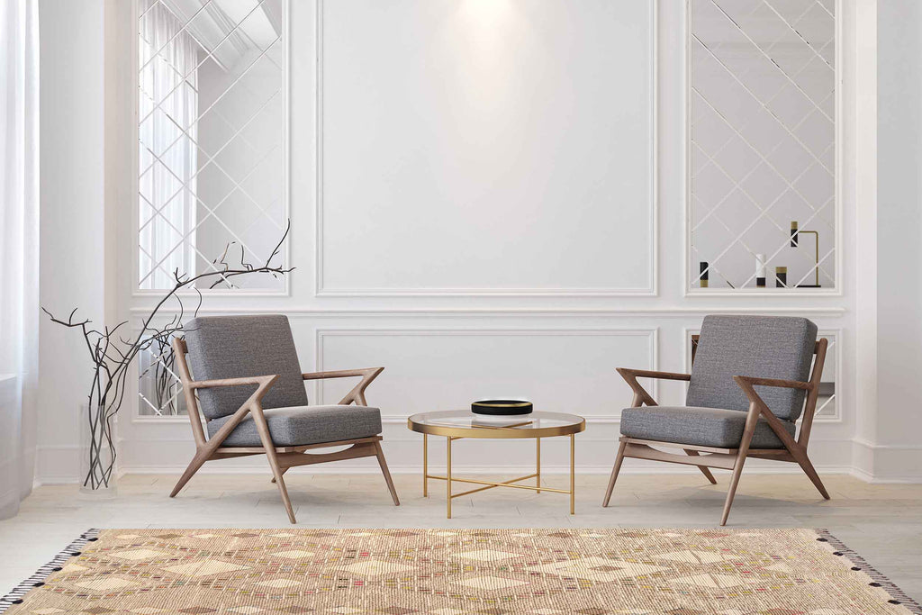 5.11 x 12.11 Handmade Contemporary Moroccan Wool Odd Size Rug M3