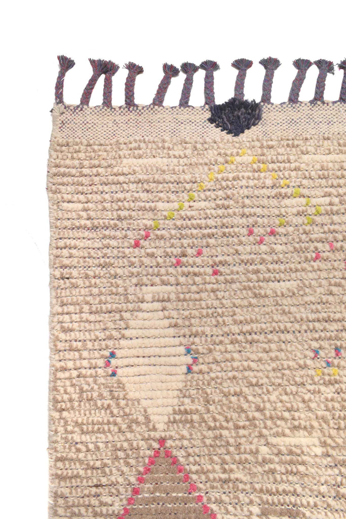 5.11 x 12.11 Handmade Contemporary Moroccan Wool Odd Size Rug M3