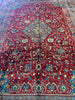 Load image into Gallery viewer, 9.6 x 13 Red Handmade Persian Design Sarouk Rug 977