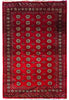 Load image into Gallery viewer, 6&#39; x 10&#39; CLASSIC RED BOKARA CARPET NEW HANDMADE PAKISTAN - sizes available #F-5868