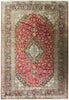 Load image into Gallery viewer, 9.6 x 13 Pre Owned Persian Kashan rug SHARK TANK CARPET #F-5963