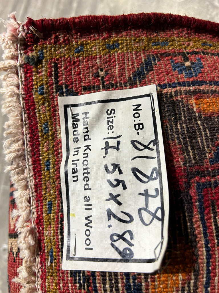 2.11 x 17.7 Persian Hamadan Long Runner Rug 81878