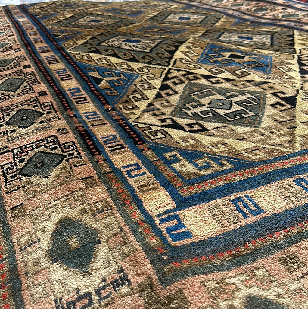 4' x 8' Tan-Brown-Semi-Antique-Russian-Kazak-Runner.jpg