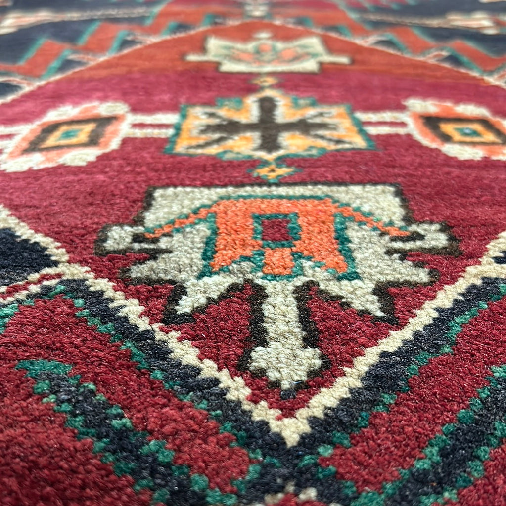 4 x 8.10 Red Russian Kazak Rug 13497