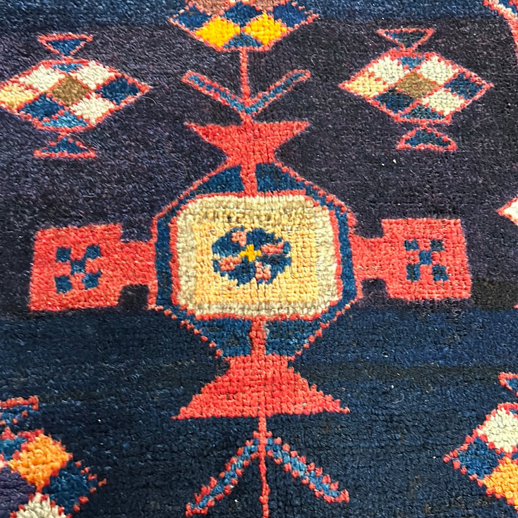 4.6 x 7.6 Red Persian Zanjan Rug 82814