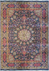 Load image into Gallery viewer, 9.6 x 12.4 Authentic Persian Sheikh Safi Tabriz Wool Rug Semi-Antique #F-6007