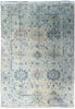 Load image into Gallery viewer, 5&#39; x 7&#39; New Turkish Made Oushak rug Pale Light BLue  #F-6092