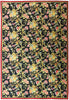 Load image into Gallery viewer, 9.0 x 11.9 BLACK English Garden Needle Point Hand Stich #F-6097
