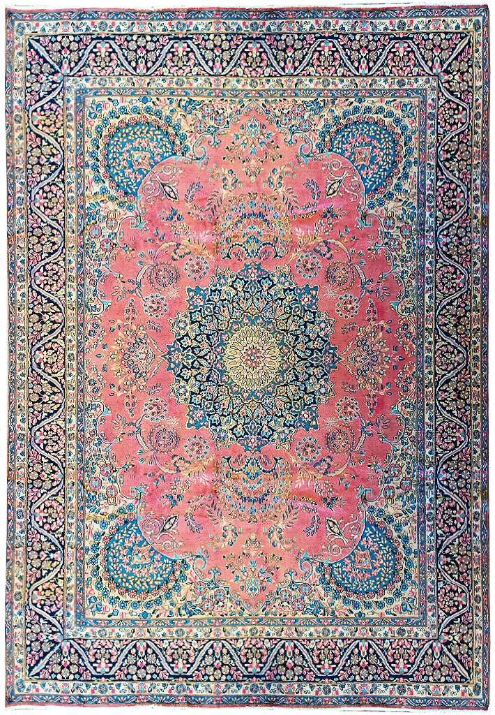 9.9 x 12.9 Handmade Tabriz Persian Rug #F-6097a