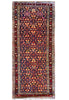Load image into Gallery viewer, 4&#39;.5 x 9&#39;.2  Pre-Owned-Persian-Herati-Rug-BLUE.jpg