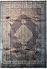 Load image into Gallery viewer, 8.3 x 9.10 Quality Handmade Rug Wool and Silk BLACK #F-6273